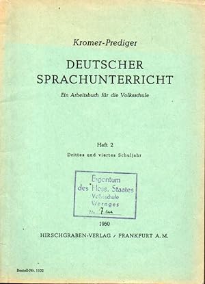 Imagen del vendedor de Deutscher Sprachunterricht a la venta por Clivia Mueller