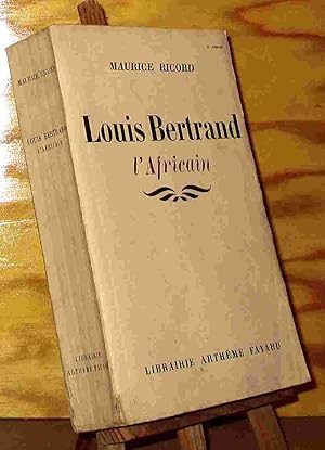 Seller image for LOUIS BERTRAND, L'AFRICAIN for sale by Livres 113