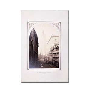 Die Marktkirche in Hannover (Südseite). Original-Photographie in Albumin, montiert auf Original-K...