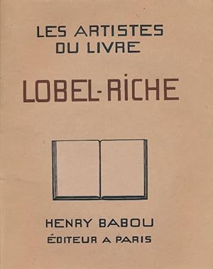 Seller image for Les artistes du livre. Lobel-Riche for sale by LIBRAIRIE GIL-ARTGIL SARL