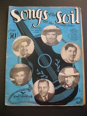 Imagen del vendedor de SONGS OF THE SOIL All Star Hillbilly Folio a la venta por The Book Scot