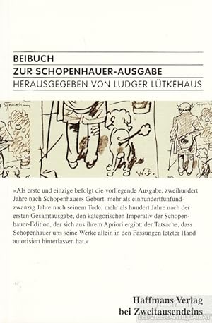 Bild des Verkufers fr Beibuch zur Schopenhauer-Ausgabe zum Verkauf von Leipziger Antiquariat