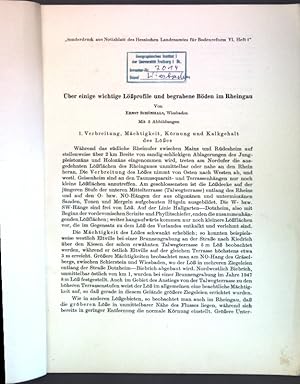 Bild des Verkufers fr ber einige wichtige Lprofile und begrabene Bden im Rheingau; zum Verkauf von books4less (Versandantiquariat Petra Gros GmbH & Co. KG)