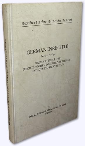 Bruchstücke der Rechtsbücher des Borgarthings und des Eidsivathings.