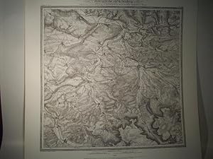 Kirchheim. Karte von dem Königreiche Würtemberg. Blatt 25 / XVIII / 1836 Topographische Atlas. Re...
