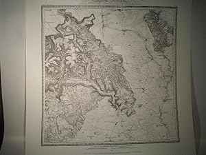 Ebingen. Karte von dem Königreiche Würtemberg. Blatt 39 / LV / 1851 Topographische Atlas. Reprodu...