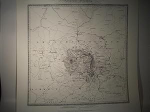 Hohentwiel. Karte von dem Königreiche Würtemberg. Blatt 49 / LII / 1850 Topographische Atlas. Rep...