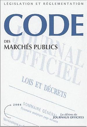 Code des marchés publics