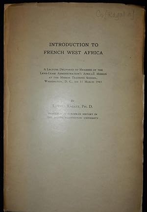 INTRODUCTION TO FRENCH WEST AFRICA