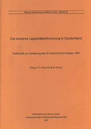 Bild des Verkufers fr Die moderne Lagerstttenforschung in Deutschland. Festschrift zur Verleihung des Schneiderhhn-Preises 1997 zum Verkauf von ConchBooks