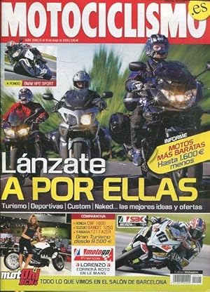 REVISTA MOTOCICLISMO. LANZATE A POR ELLAS. NUMERO 2.099, 13 AL 19 DE MAYO DE 2008.