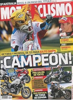 REVISTA MOTOCICLISMO. ¡CAMPEON! NUMERO 2.174 20 al 26 de OCTUBRE 2009.