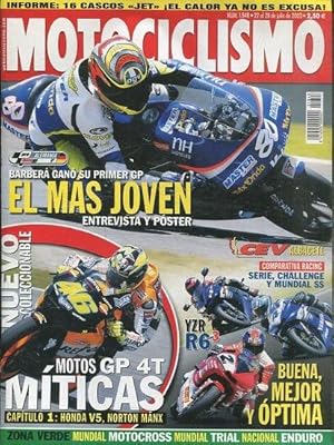 REVISTA MOTOCICLISMO. EL MAS JOVEN. NUMERO 1848 22 AL 28 DE JULIO DE 2003.