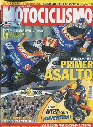 REVISTA MOTOCICLISMO. PRIMERO ASALTO. NUMERO 1825 11 al 17 DE FEBRERO DE 2003.