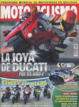 REVISTA MOTOCICLISMO. LA JOYA DE DUCATI. NUMERO 1831 25 al 31 de MARZO DE 2003.