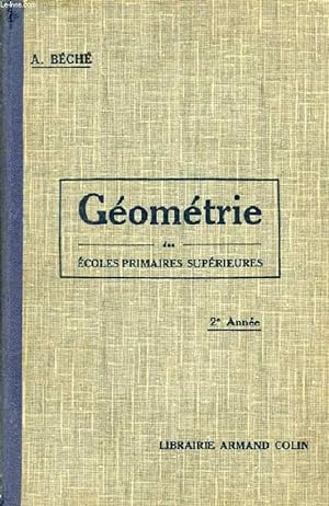 Bild des Verkufers fr GEOMETRIE, 2e ANNEE, E.P.S. zum Verkauf von Le-Livre