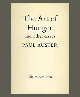 Seller image for The Art of Hunger and Other Essays. for sale by Jeff Maser, Bookseller - ABAA