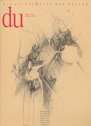 Du. Die Zeitschrift der Kultur. Heft Nr. 10, Oktober 1989. Rom Lesen.