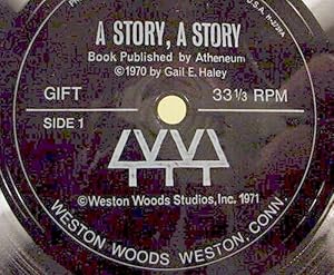 Imagen del vendedor de A Story / A Story / An African Folktale Retold And Illustrated / Gift Record a la venta por Watermark West Rare Books