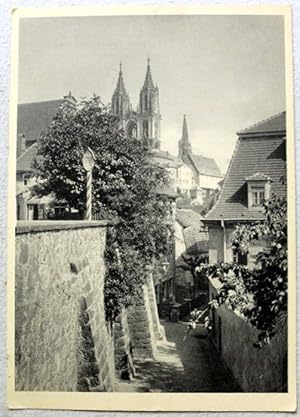 Meissen: Die roten Stufen mit Albrechtsburg