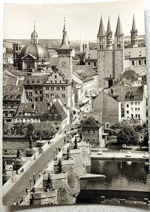 Würzburg- Alte Mainbrücke mit Dom