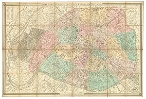 Seller image for Plan Gometral de Paris  l'Echelle de 0.001 pour 10 Mtres (1/10,000). for sale by Robert Frew Ltd. ABA ILAB