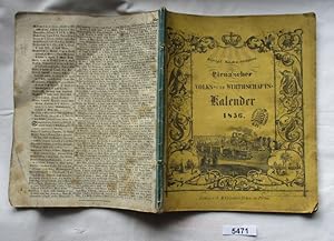 Königl. Sächs. Concess. Pirna'scher Volks- und Wirtschafts-Kalender 1856