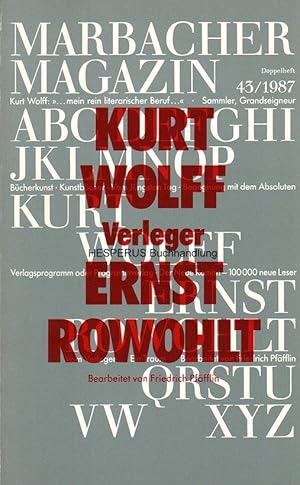 Kurt Wolff - Ernst Rowohlt