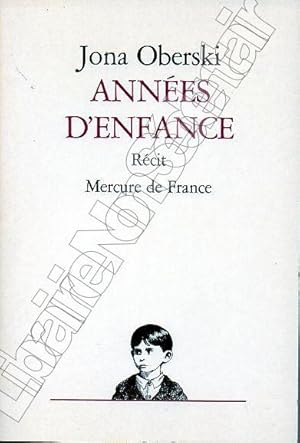 Imagen del vendedor de Annes d'enfance a la venta por ARTLINK