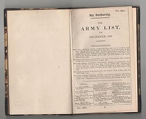 THE ARMY LIST FOR DECEMBER 1841