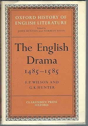 The English Drama, 1485-1585 (Oxford History of English Literature)