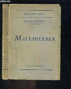 Seller image for MALESHERBES/ COLLECTION LES GRANDS COEURS for sale by Le-Livre