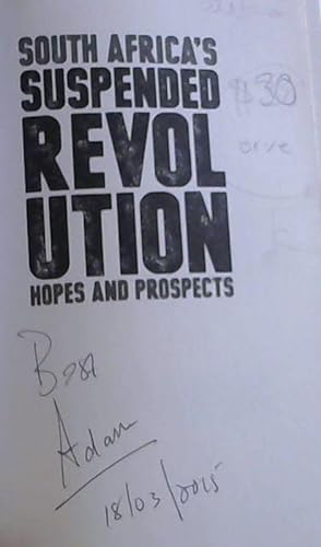 Seller image for South Africa's Suspended Revolution: Hopes and Prospects for sale by Chapter 1