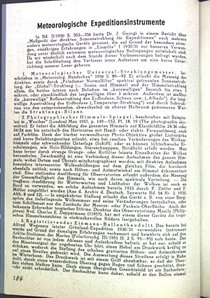 Imagen del vendedor de Meteorologische Expeditionsinstrumente; a la venta por books4less (Versandantiquariat Petra Gros GmbH & Co. KG)