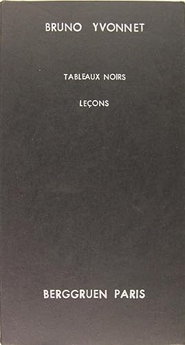 Imagen del vendedor de Tableaux noirs - Leons a la venta por Philippe Lucas Livres Anciens