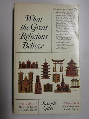 Imagen del vendedor de What the Great Religions Believe a la venta por Goldstone Rare Books