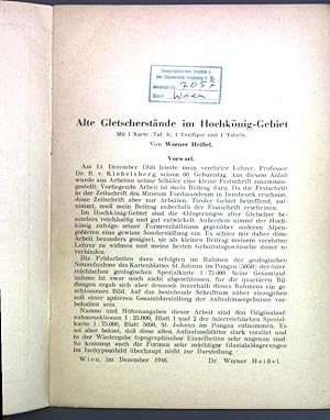 Bild des Verkufers fr Alte Gletscherstnde im Hochknig-Gebiet; zum Verkauf von books4less (Versandantiquariat Petra Gros GmbH & Co. KG)