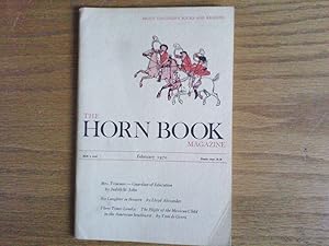 The Horn Book Magazine: About Childrens Books and Reading February 1970