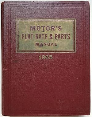 Motor's Flat Rate & Parts Manual 1965, 37th Edition