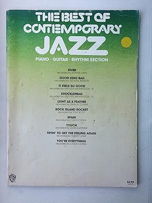 The Best of Contemporary Jazz. Piano - Guitar - Rhythm Section (book in English language)