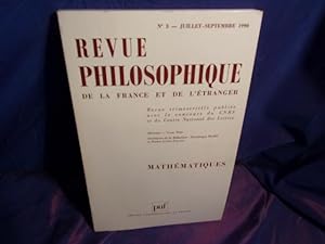 Revue philosophique de la france et de l'étranger