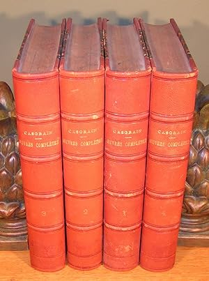 ŒUVRES COMPLÈTES DE L’ABBÉ H. R. CASGRAIN (complet en 4 volumes reliés)