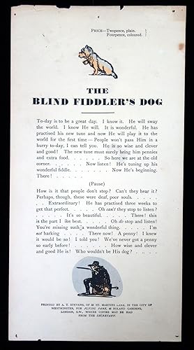 The Blind Fiddle's Dog Song Sheet