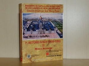 P. ANTONIO SOLER (1729-1783) III - MÚSICA RELIGIOSA - Misas