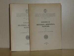 Immagine del venditore per REPERTORIO DE BIBLIOGRAFA ARQUEOLGICA VALENCIANA I y II (Dos tomos) venduto da Libros del Reino Secreto