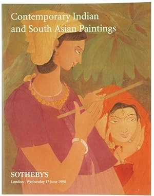 CONTEMPORARY INDIAN AND SOUTH ASIAN PAINTINGS. Auction : London Wednesday 17 june 1998.: