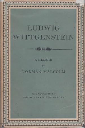 LUDWIG WITTGENSTEIN, A MEMOIR.