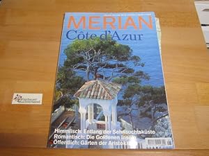 Bild des Verkufers fr Cte d'Azur : himmlisch: entlang der Sehnsuchtskste ; romantisch: die goldenen Inseln ; ffentlich: Grten der Aristokratie. [Red. dieses H.: Ulla Plog] / Merian ; Jg. 52, Nr. 5 zum Verkauf von Antiquariat im Kaiserviertel | Wimbauer Buchversand