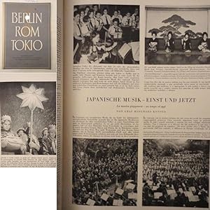 Seller image for Berlin Rom Tokio - Monatsschrift fr die Vertiefung der kulturellen Beziehungen der Vlker des weltpolitischen Dreiecks, unter der Schirmherrschaft des Reichsministers des Auswrtigen Joachim von Ribbentrop herausgegeben von Dr. Paul Schmidt. Heft Nr. 8 Dezember 1939 / Jahrgang 1 for sale by Galerie fr gegenstndliche Kunst