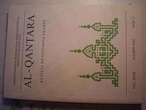 Al-Qantara. Revista de Estudios Arabes. Volumen XXIII - Fasc. 2 - Madrid 2002